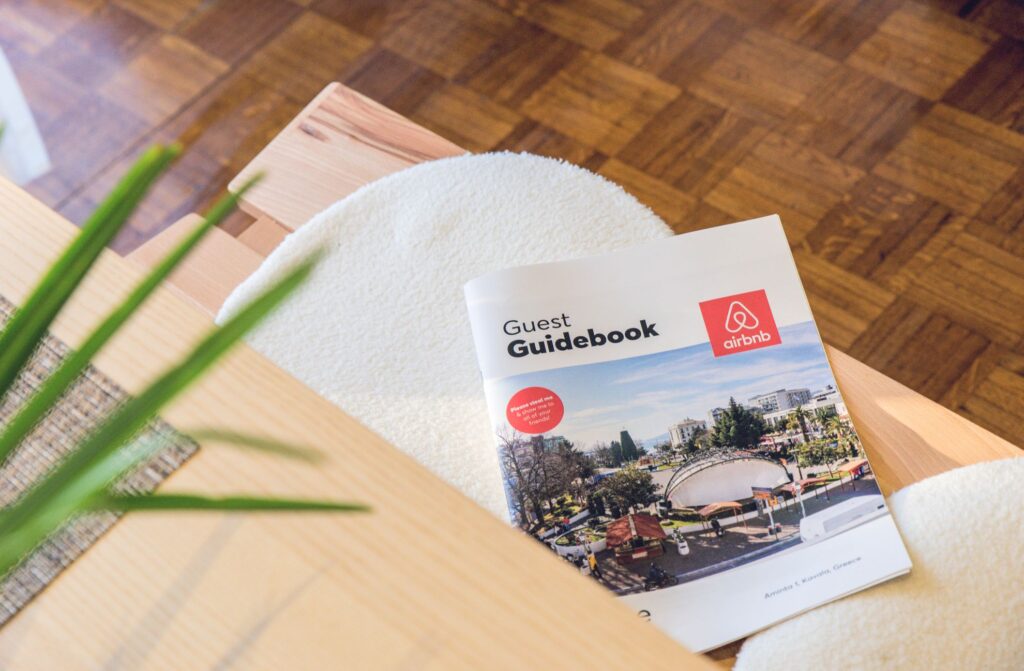 livro de boas vindas airbnb