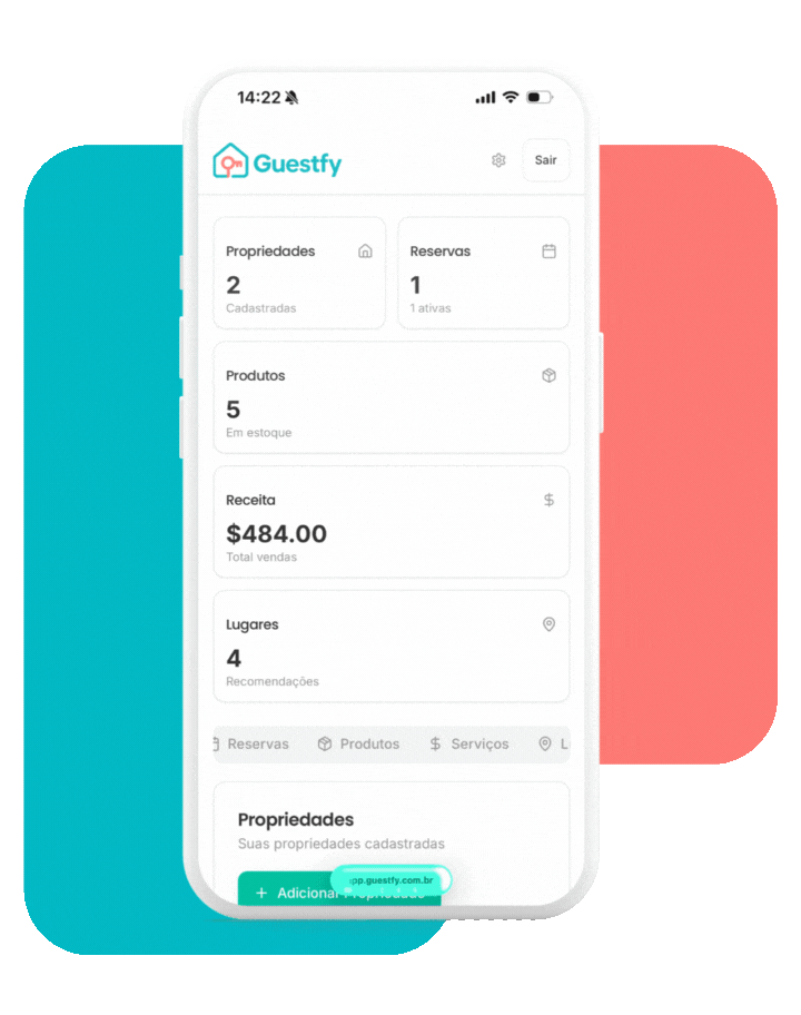 Guestfy sistema de anfitriões de airbnb